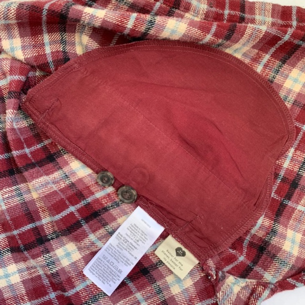 Madewell Raspberry Plaid Shacket - Picture 3 of 3